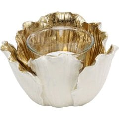 Flower Bloom Cream Gold Mumluk