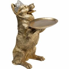 Deco Figurine Butler Royal Standing Corgi Dekoratif Obje