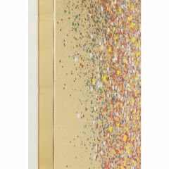 Touched Flower Boat Gold Red Resim 120x160cm