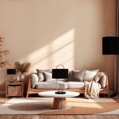 Arco Koleksiyonu 3'lü Aydınlatma Seti (2 Abajur, 1 Lambader)