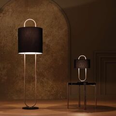 Arco Koleksiyonu 3'lü Aydınlatma Seti (2 Abajur, 1 Lambader)