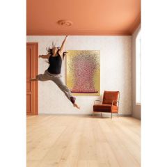 Touched Flower Boat Gold Pink Tablo 120x160cm
