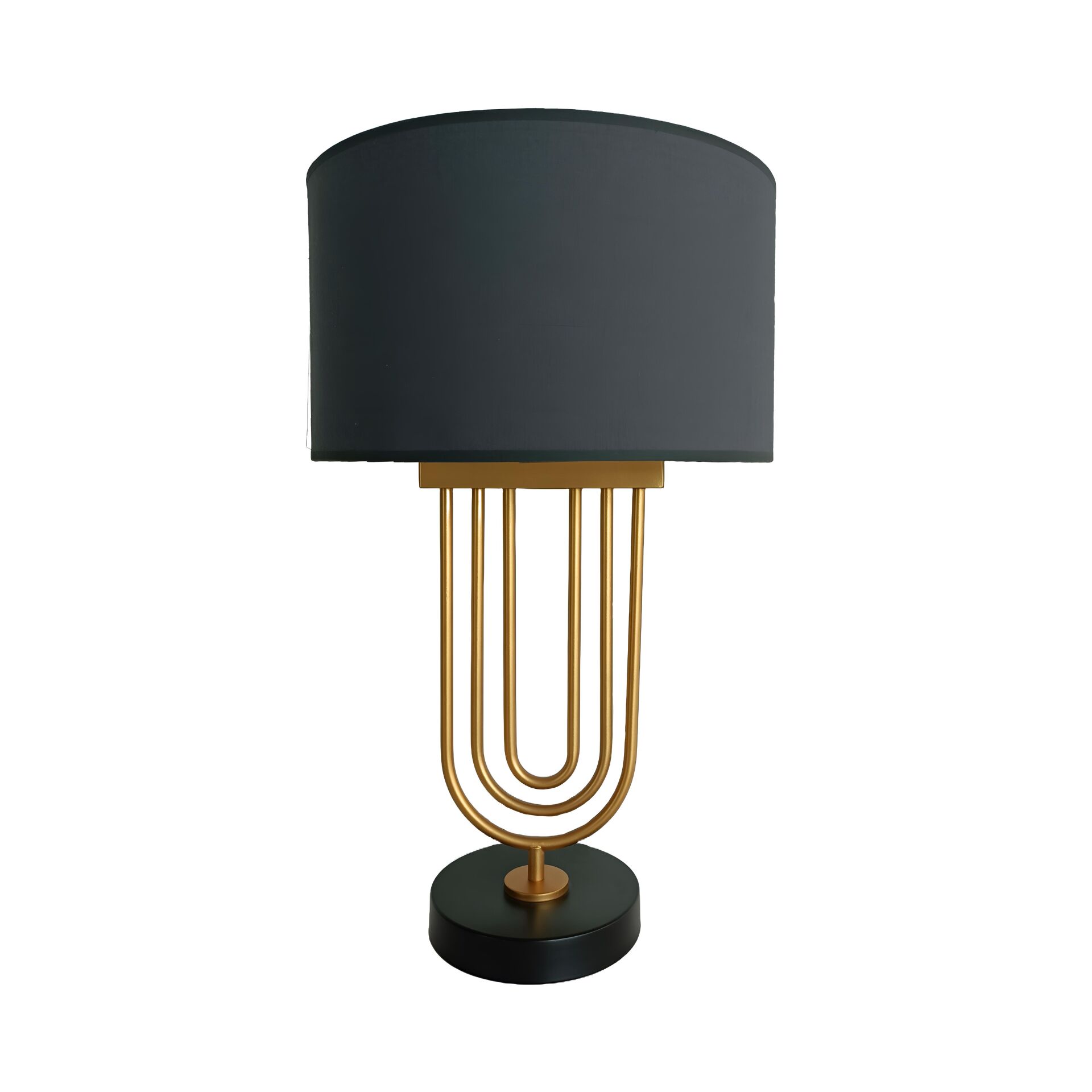 Ulrich Gold Siyah Metal Abajur