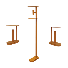 Luno Koleksiyonu 3'lü Aydınlatma Seti (2 Masa Lambası, 1 Lambader)