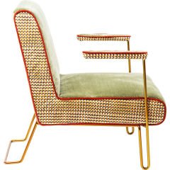 Club Chair Aunt Betty Pirinç Kaplama Berjer