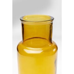 Terra Sarı Cam Vazo