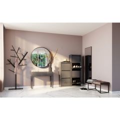 Luxury Push Grey MDF Konsol
