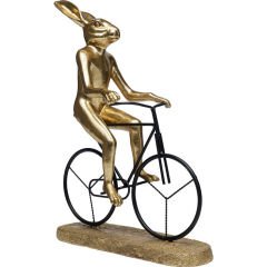Cyclist Rabbit Dekoratif Obje