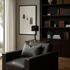 Nelon Gold Detay Kahverengi Abajur