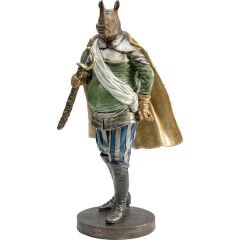 Sir Rhino Standing Dekoratif Obje 42 cm
