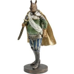 Sir Rhino Standing Dekoratif Obje 42 cm
