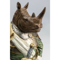 Sir Rhino Standing Dekoratif Obje 42 cm