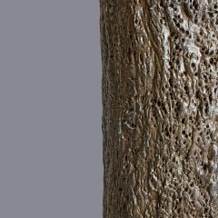 Lersen Taş Dokulu Kahverengi Abajur