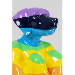 Sitting Dog Rainbow Dekoratif Obje 173cm