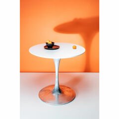 Table Top Invitation Round White Ø90cm