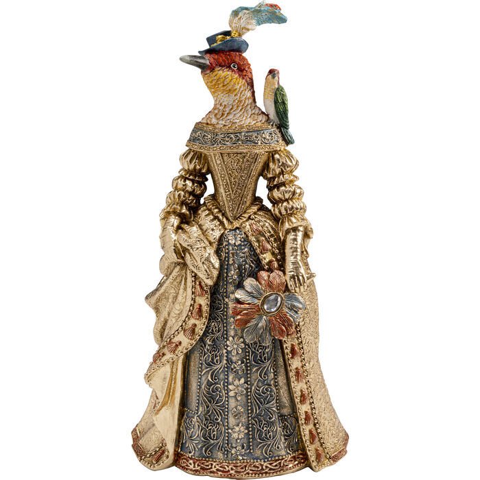 Bird Lady Poliresin Dekoratif Figür