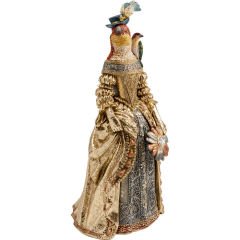 Bird Lady Poliresin Dekoratif Figür