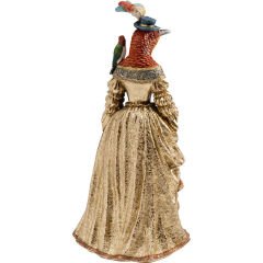Bird Lady Poliresin Dekoratif Figür