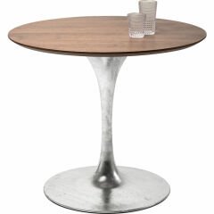 Table Top Invitation Round Walnut Ø90cm