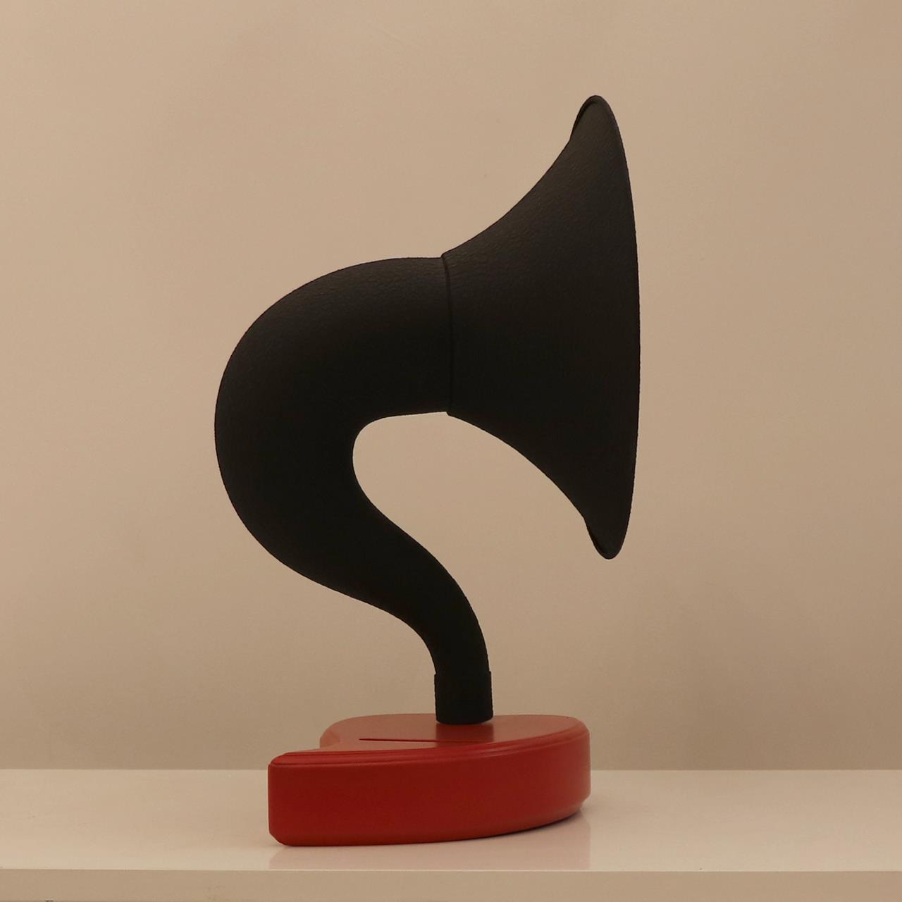 Akustik Gramofon Kalp Detaylı