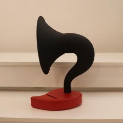 Akustik Gramofon Kalp Detaylı