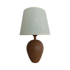 Vincent Kahverengi Polyester Abajur