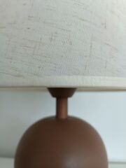 Vincent Kahverengi Polyester Abajur