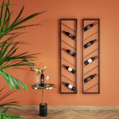 Shelf Bistro Uno Çelik Duvar Rafı 36x160 cm