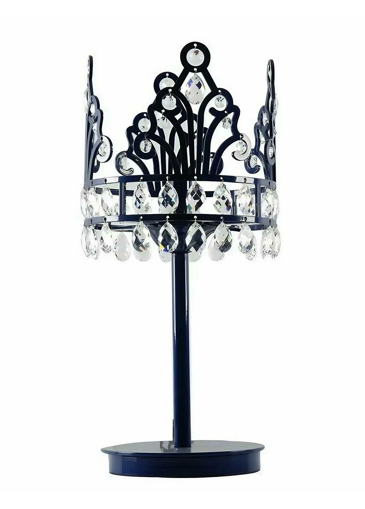 Kristal Taş Süslemeli Abajur