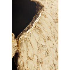 Wings Gold Black Duvar Süsü