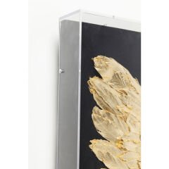 Wings Gold Black Duvar Süsü
