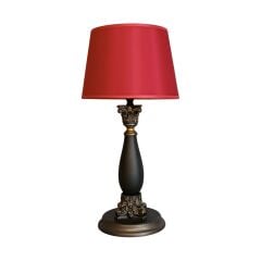 Danla Siyah Eskitme Abajur