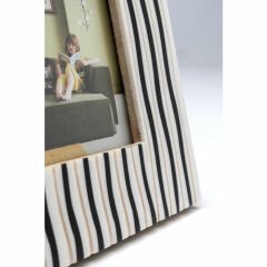 Stripes Siyah MDF Fotoğraf Çerçevesi