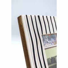Stripes Siyah MDF Fotoğraf Çerçevesi