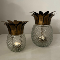 Ananas Camlı Mumluk (2 Adet)