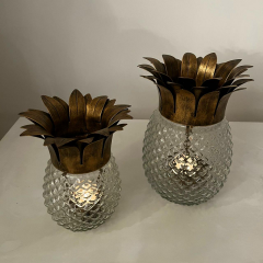 Ananas Camlı Mumluk (2 Adet)