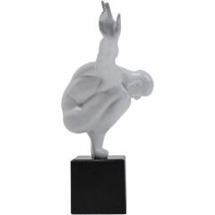 Athlet Beyaz Küçük Dekoratif Obje