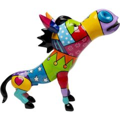Deco Figurine Donkey Patchwork 54 cm