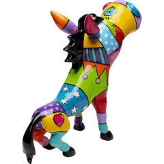 Deco Figurine Donkey Patchwork 54 cm