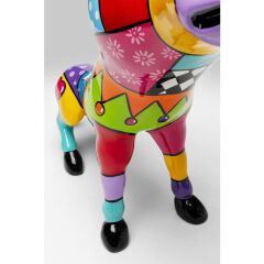 Deco Figurine Donkey Patchwork 54 cm