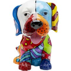 Deco Figurine Dog Patchwork 35 cm