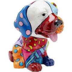 Deco Figurine Dog Patchwork 35 cm
