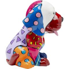 Deco Figurine Dog Patchwork 35 cm