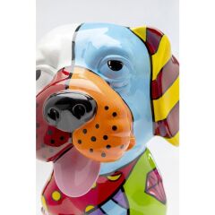 Deco Figurine Dog Patchwork 35 cm
