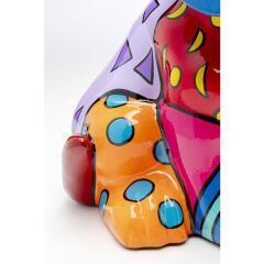 Deco Figurine Dog Patchwork 35 cm