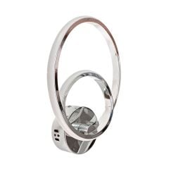 Lanor Çember LED Gümüş Aplik