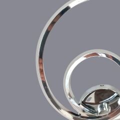 Lanor Çember LED Gümüş Aplik