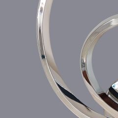 Lanor Çember LED Gümüş Aplik