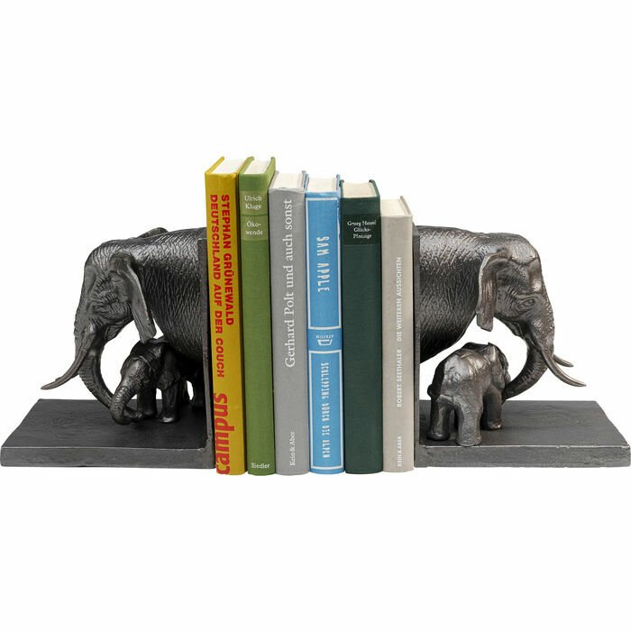 Elephant Family Alüminyum Kitap Tutucu