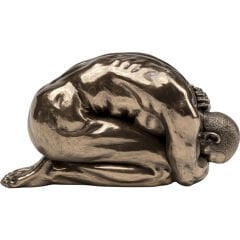 Nude Man Relief Reçine Dekoratif Figür